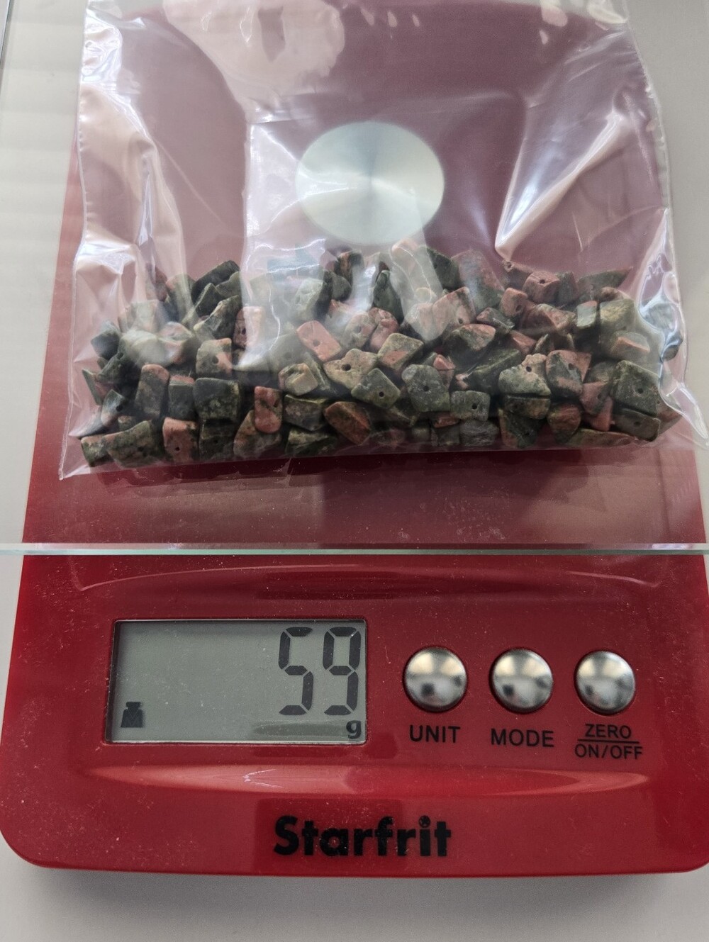 Gemstone Chip Bead Lot – Hematite, Carnelian, Unakite & Picture Jasper - Picture 7 of 9